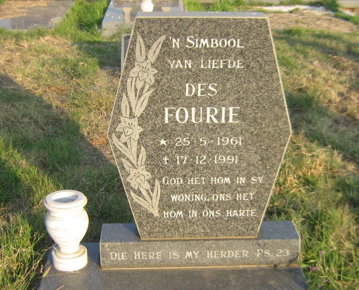 FOURIE Des 1961-1991