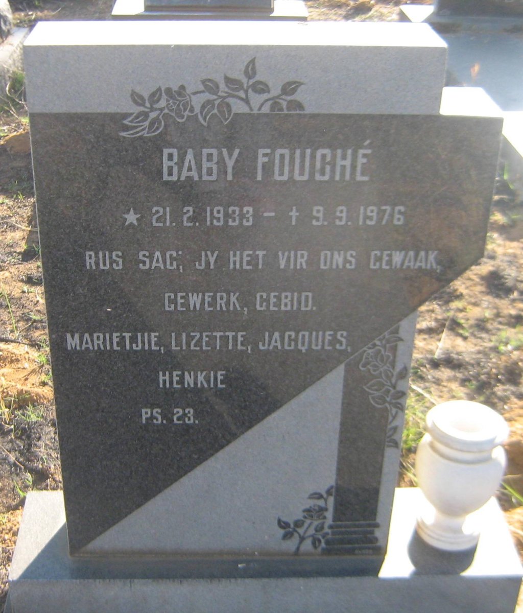 FOUCHE Baby 1933-1976