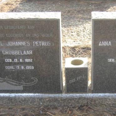 GROBBELAAR Gabriel Johannes Petrus 1882-1959 &amp; Anna Christina Margaritha VERMEULEN 1884-1962