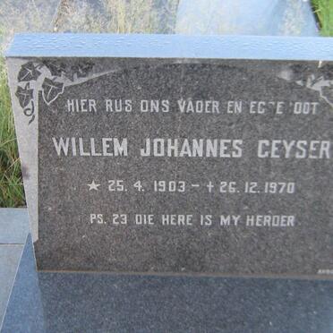 GEYSER Willem Johannes 1903-1970