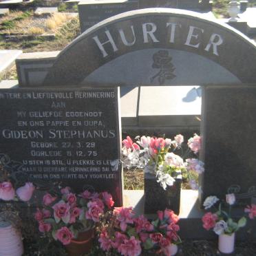 HURTER Gideon Stephanus 1929-1975