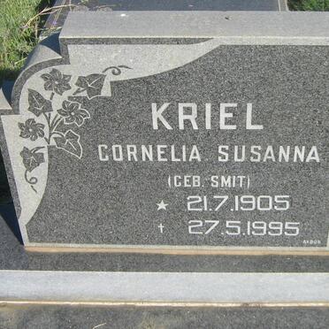 KRIEL Gerrit Stephanus 1903-197? &amp; Cornelia Susanna SMIT 1905-1995