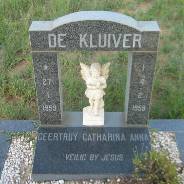KLUIVER Geertruy Catharina Anna, de 1959-1959