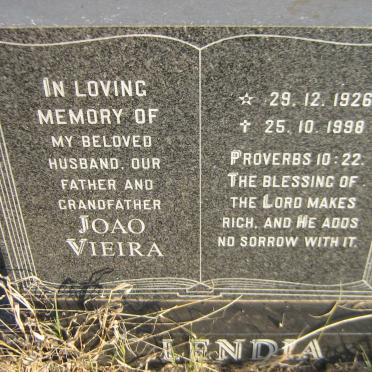 LENDIA Joao Vieira 1926-1998