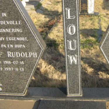 LOUW Roelf Rudolph 1918-1997 &amp; Magdalena Catharina 1927-2014