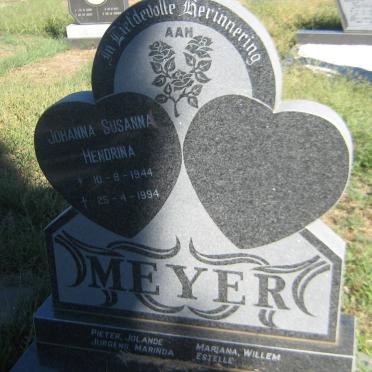 MEYER Johanna Susanna Hendrina 1944-1994