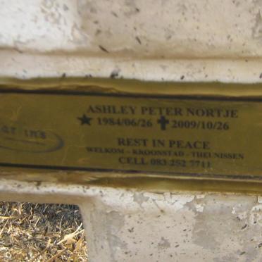 NORTJE Ashley Peter 1984-2009