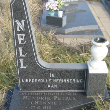 NELL Hendrik Petrus 1952-2006