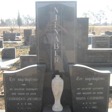 NIENABER Gerhardus Jacobus 1910-1988 &amp; Maria Catharina 1913-1983