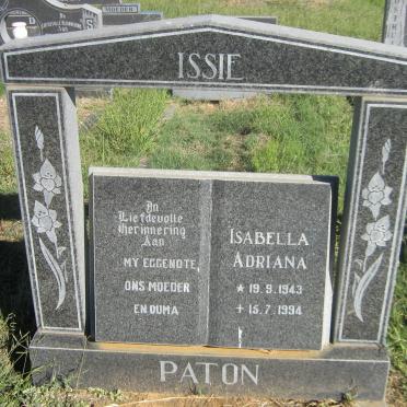 PATON Isabella Adriana 1943-1994
