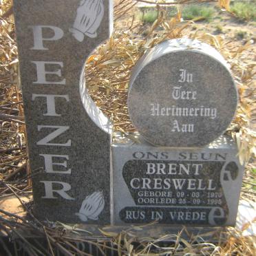 PETZER Brent Creswell 1970-1995