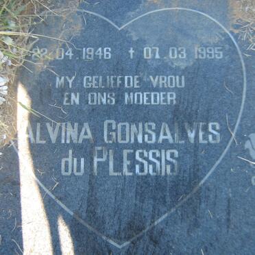 PLESSIS Hermanus J.H., du 1945- &amp; Alvina Gonsalves 1946-1995
