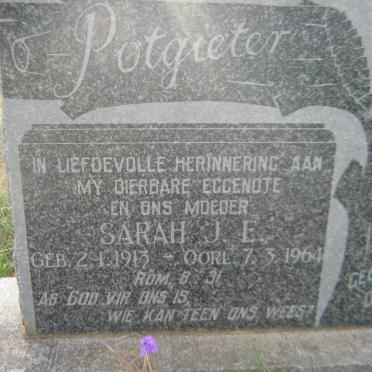 POTGIETER Sarah J.E. 1913-1964