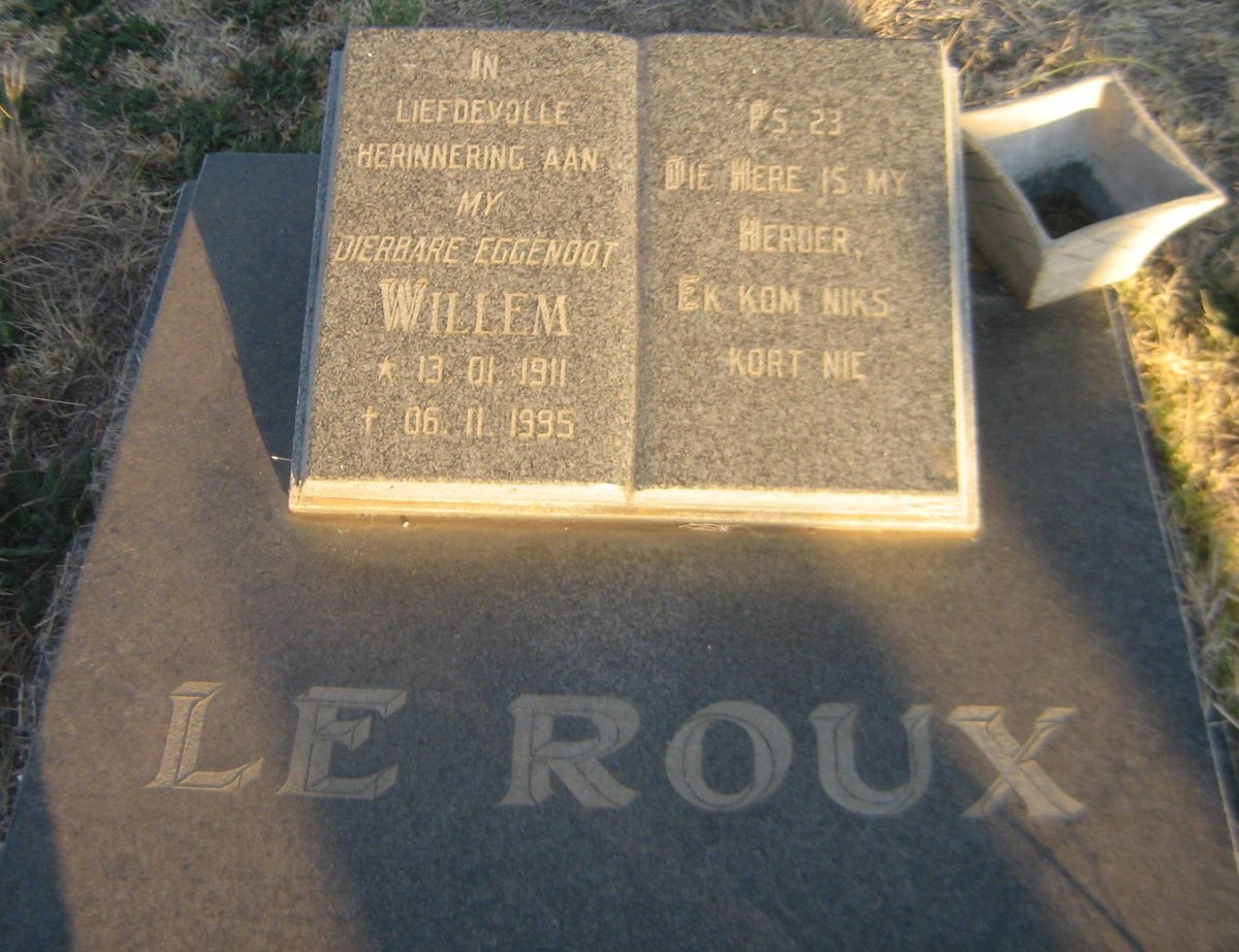ROUX Willem, le 1911-1995