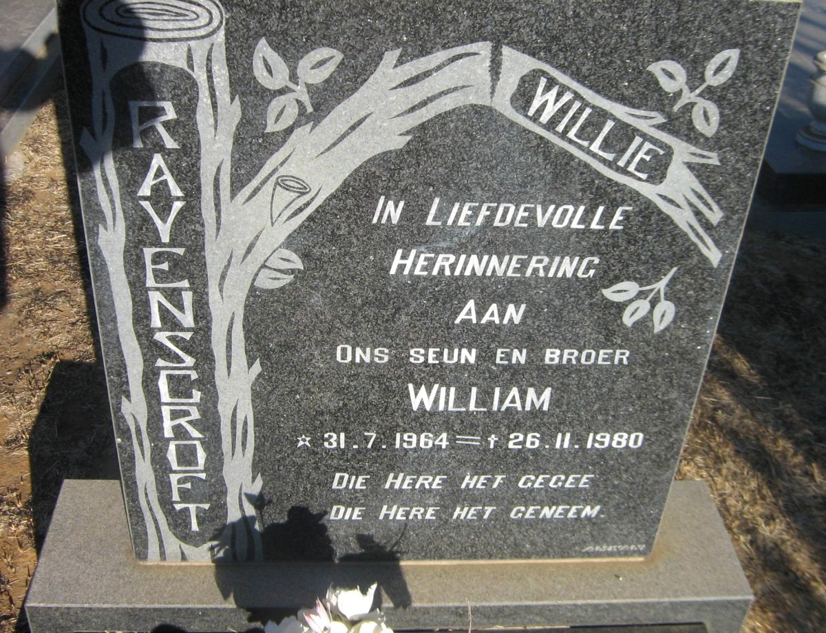 RAVENSCROFT William 1964-1980