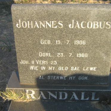 RANDALL Johannes Jacobus 1906-1988