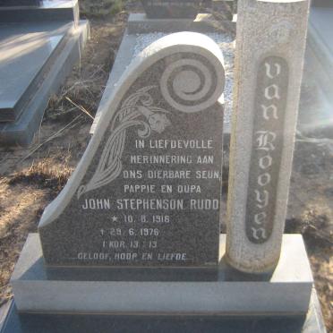 ROOYEN Johan Stephenson Rudd, van 1916-1976