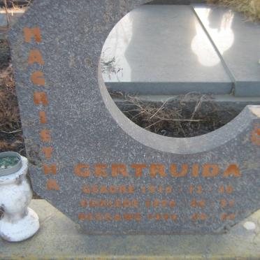 RENSBURG Magrietha Gertruida, van 1916-1996