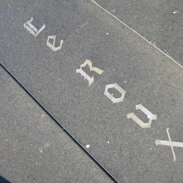 ROUX Dawid S.J., le 1914-1981 &amp; Anna M.A. 1919-1985