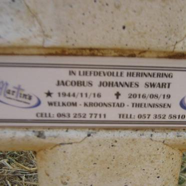 SWART Jacobus Johannes 1944-2016