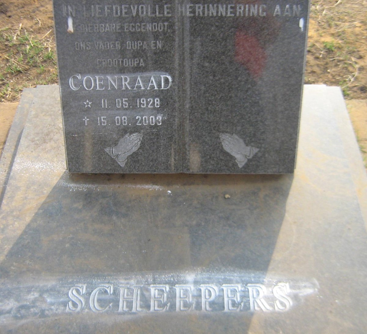 SCHEEPERS Coenraad 1928-2003