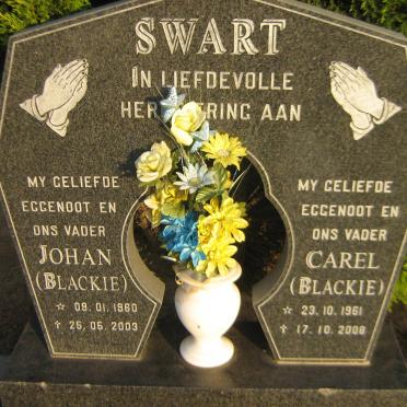 SWART Johan 1960-2003 :: SWART Carel 1961-2008