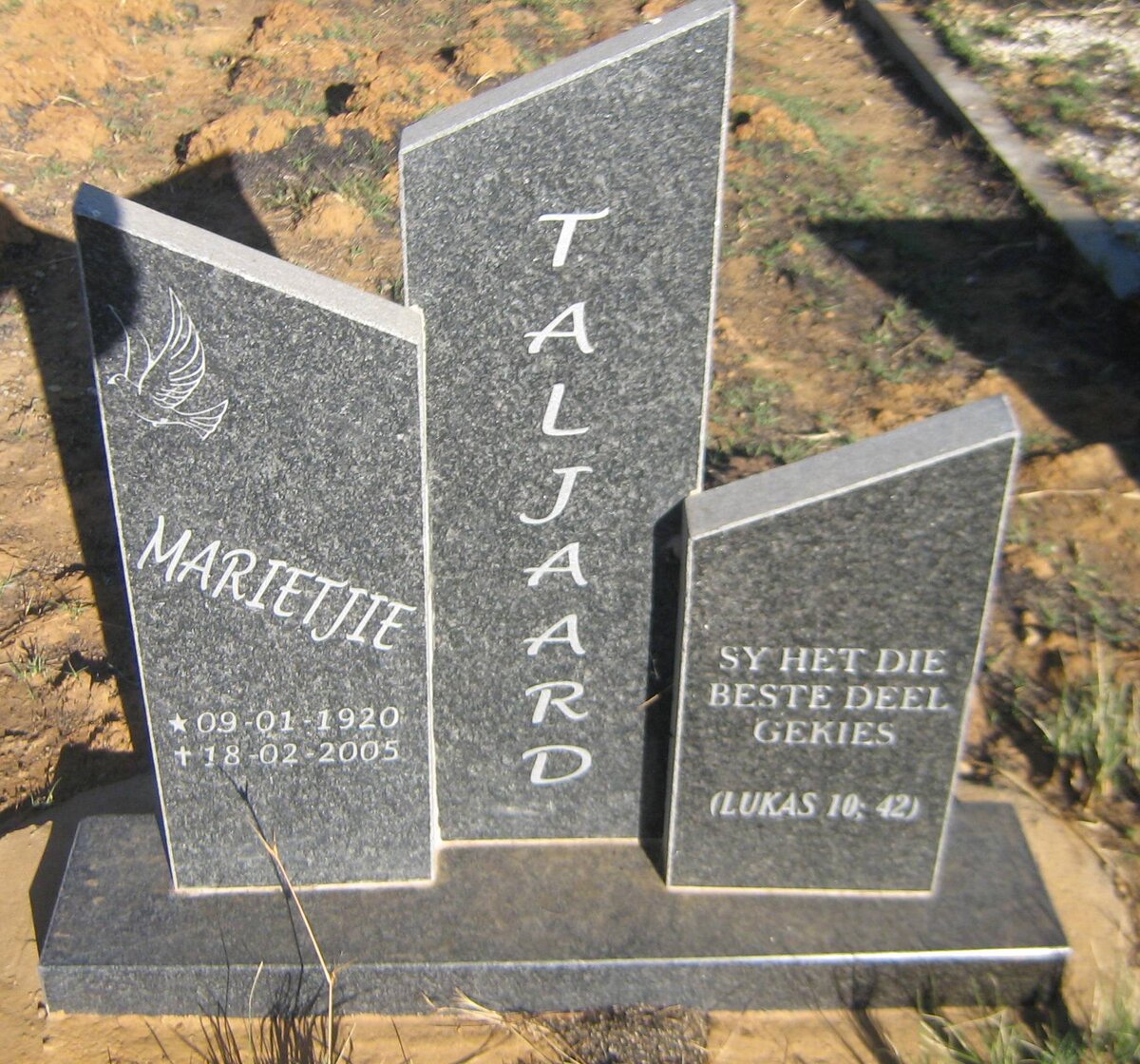 TALJAARD Marietjie 1920-2005