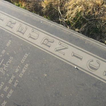 TREURNICH Daniel Petrus 1943- &amp; Louis Johanna 1941-1994