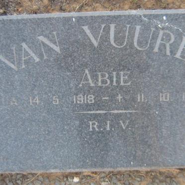 VUUREN Abie, van 1918-1976
