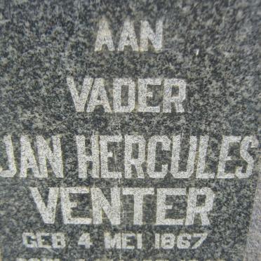 VENTER Jan Hercules 1867-1940 &amp; Johanna M.S. STEYN 1871-1929
