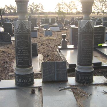 VYVER Hendrik Petrus, van der 1881-1943 &amp; Anna Catharina Phillippina 1884-1965