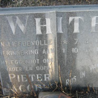 WHITE Pieter Jacobus 1922-19??
