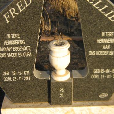 ? Fred 1921-2001 &amp; Ellie 1924-2006