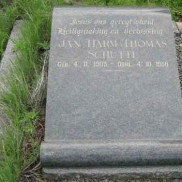 SCHUTTE Jan Harm Thomas 1905-1956