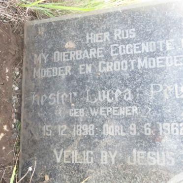 PELSER Hester Lucea nee WEPENER 1898-1962