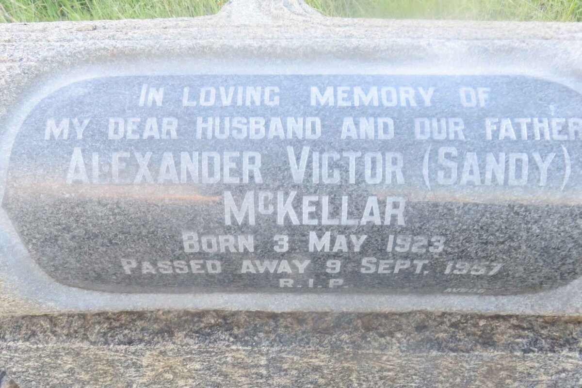 McKELLAR Alexander Victor 1923-1957