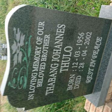 THULO Thabang Johannes 1956-2002