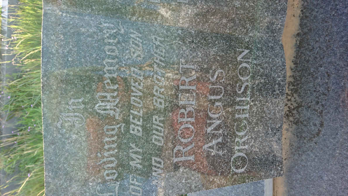 ORCHISON Robert Angus 1955-1974