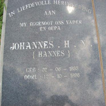 PELSER Johannes H.N. 1933-1996 &amp; Maria C. 1932-2001