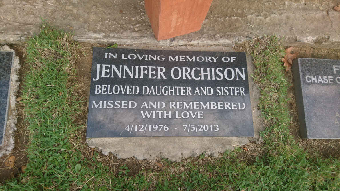 ORCHISON Jennifer 1976-2013