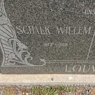 LOUW Schalk Willem 1873-1963 &amp; Francina C.E. BOTHMA 1887-1961