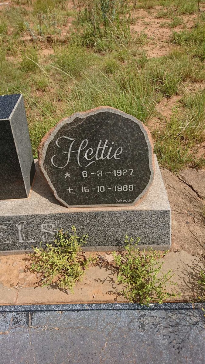 WESSELS Piet 1926-1997 &amp; Hettie 1927-1989 :: WESSELS Julie 1934-