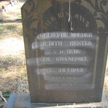 BERG Judith Hester, v.d. nee SWANEPOEL -1943