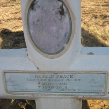 CAMPHER Roelof Petrus 1945-2016