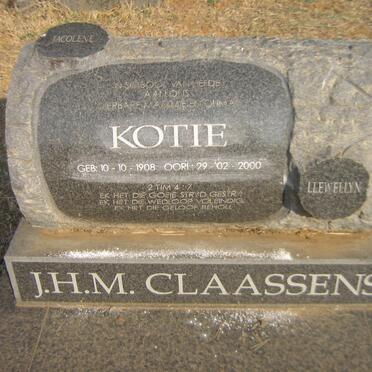 CLAASSENS J.H.M. 1908-2000