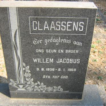 CLAASSENS Willem Jacobus 1936-1959