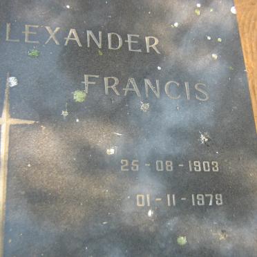 FRANCIS Alexander 1903-1979