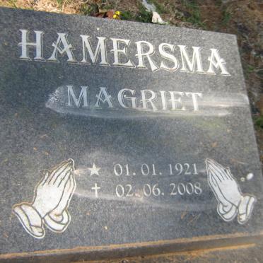 HAMERSMA Magriet 1921-2008