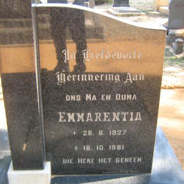 HEEVER Emmarentia, van den 1927-1981