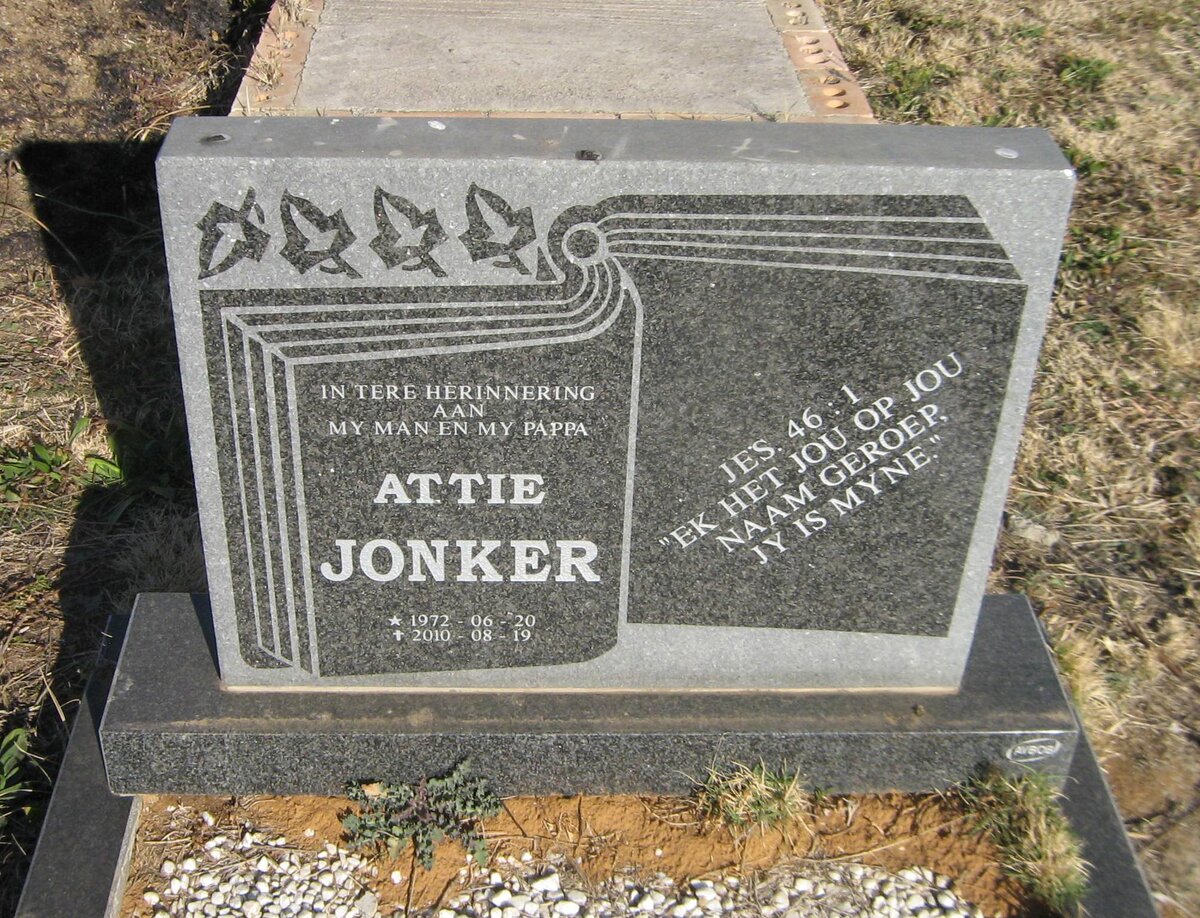 JONKER Attie 1972-2010